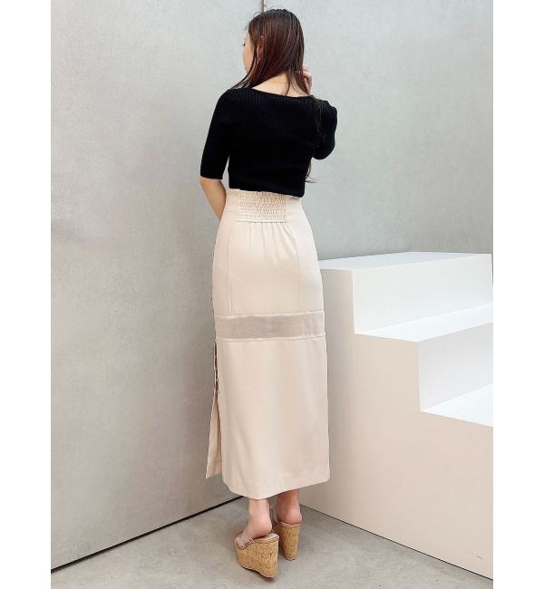 MERCURYDUO「イレギュラーヘムニット」|ニット・セーター|