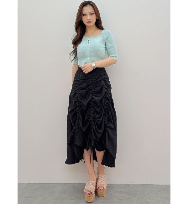 MERCURYDUO「イレギュラーヘムニット」|ニット・セーター|