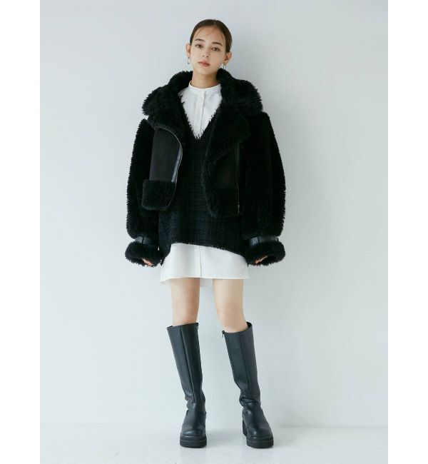 MURUA「ラウンドロングブーツ」|ロングブーツ|