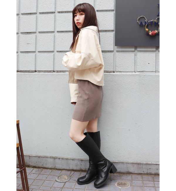 MURUA「ラウンドロングブーツ」|ロングブーツ|