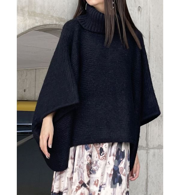 MURUA「ハイネックオーバーシルエットニット【WEB限定】」|ニット・セーター|ブラック