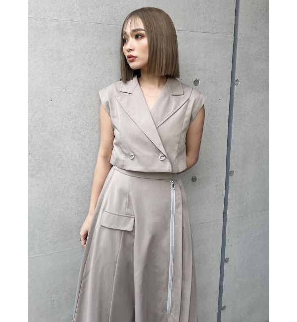 MURUA「リングボタンテーラードワンピース」|ワンピース|