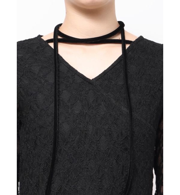 MURUA「カシュクールレーストップス」|Tシャツ・カットソー|