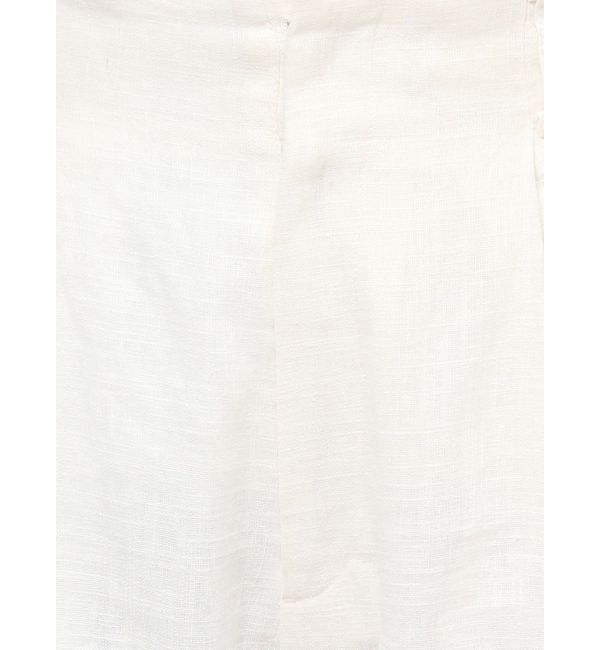 Ungrid「リネン混ルーズタックパンツ」|その他|
