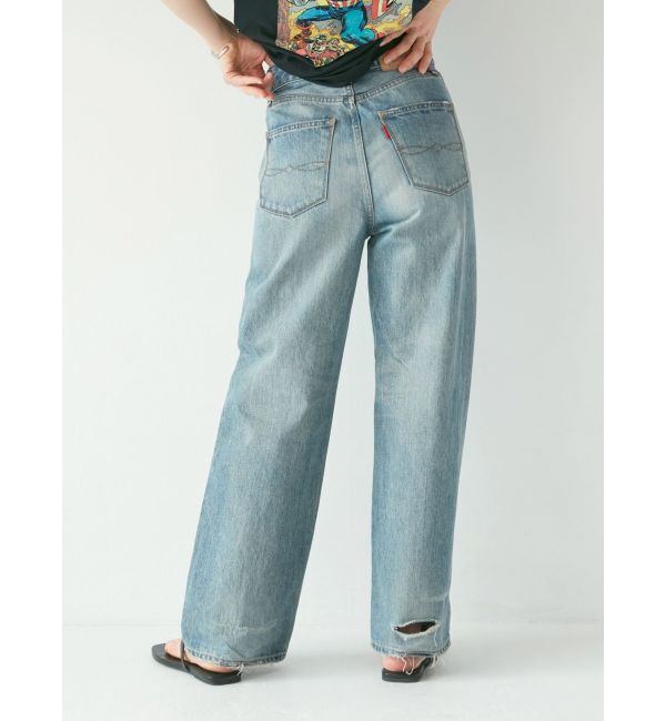 Ungrid「ハイウエストルーズストレートデニム」|デニム|