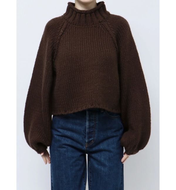 Ungrid「ローゲージハイネックショートニット」|ニット・セーター|