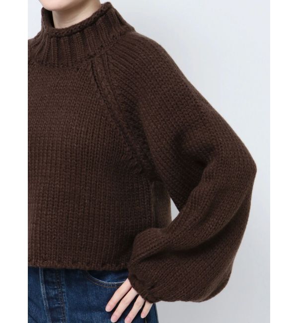 Ungrid「ローゲージハイネックショートニット」|ニット・セーター|