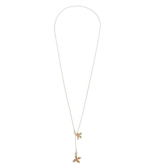 LAGUNAMOON「LADYフラワーチェーンドロストネックレス」|ネックレス|ゴールド