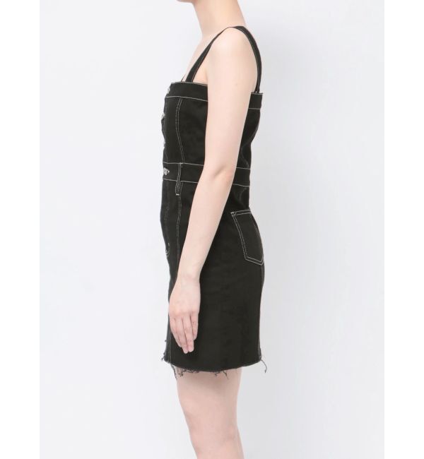 EVRIS「デニムジャンスカ」|ジャンパースカート|