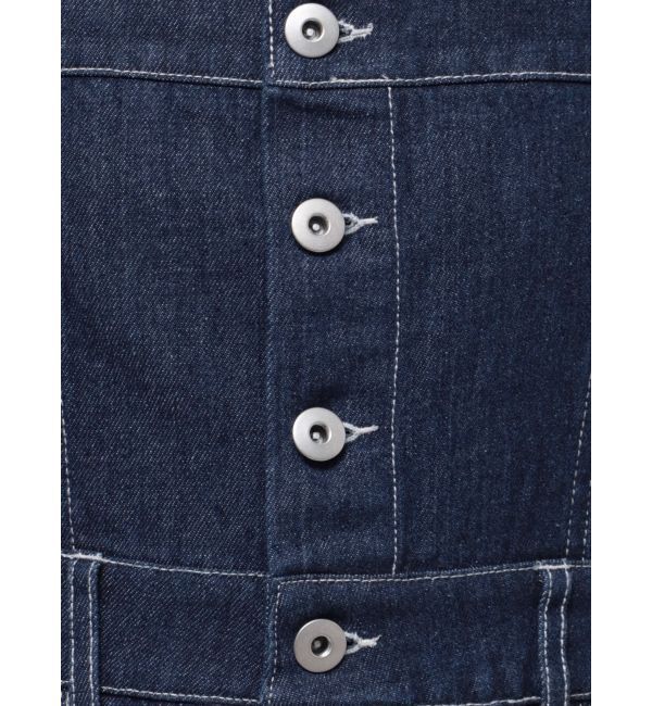 EVRIS「デニムジャンスカ」|ジャンパースカート|