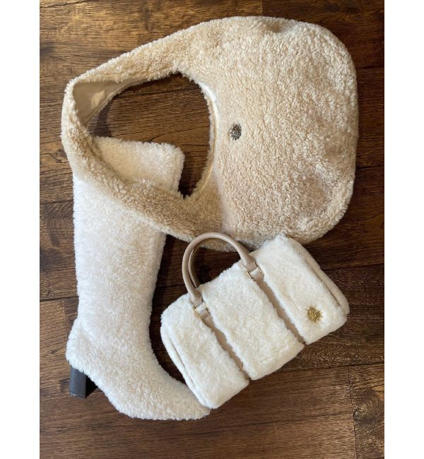 EVRIS「フェイクファーボストンBAG」|ボストンバッグ|