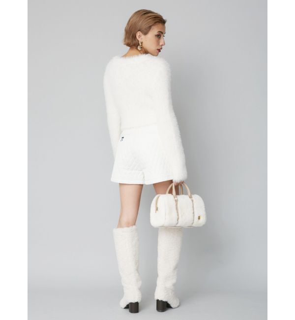 EVRIS「フェイクファーボストンBAG」|ボストンバッグ|