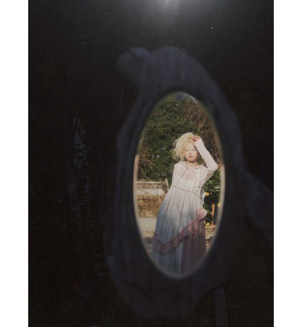 merry jenny「flower checkアシメワンピース」|ワンピース|