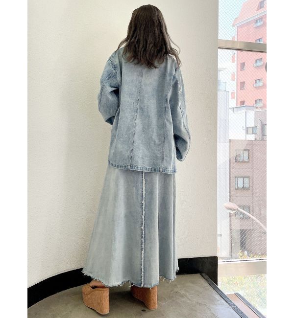 GYDA「デニムテーラードジャケット」|テーラードジャケット|