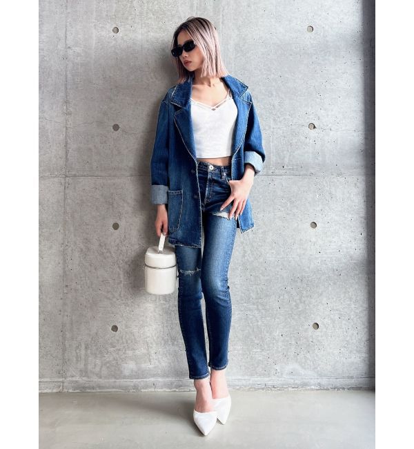 GYDA「デニムテーラードジャケット」|テーラードジャケット|