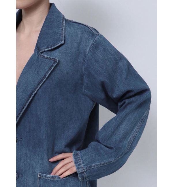 GYDA「デニムテーラードジャケット」|テーラードジャケット|