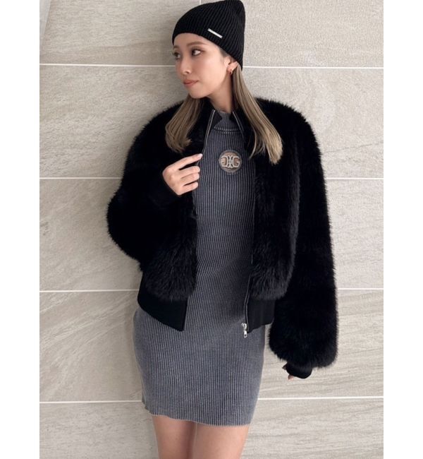 GYDA「RIBエコファーショートコート」|その他|