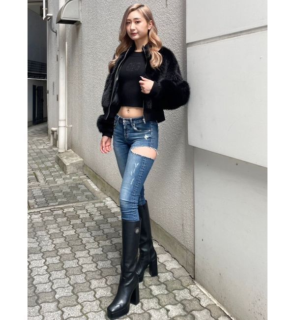 GYDA「RIBエコファーショートコート」|その他|