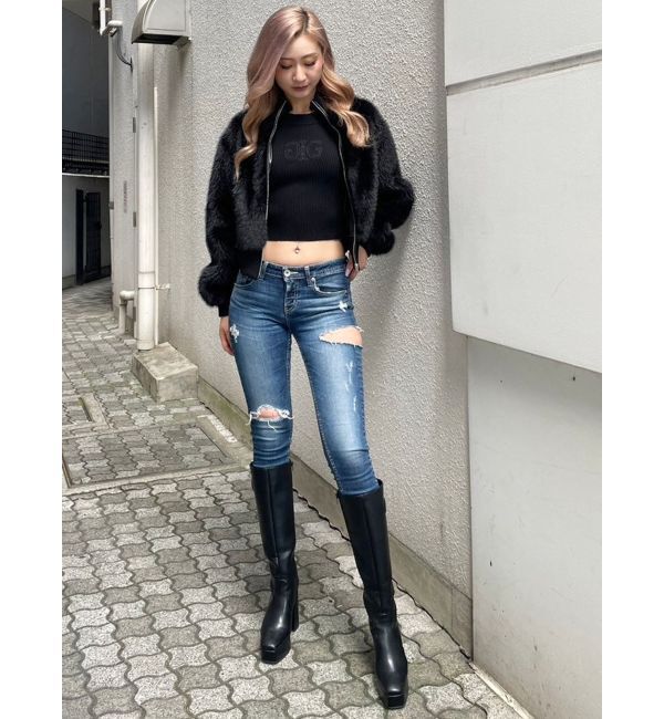 GYDA「RIBエコファーショートコート」|その他|