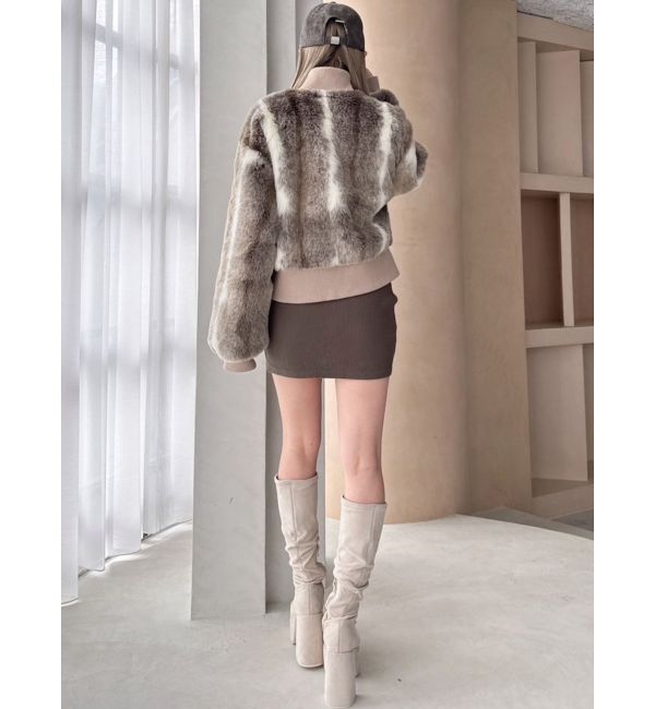 GYDA「RIBエコファーショートコート」|その他|