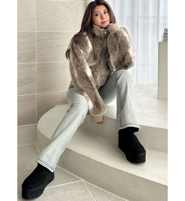 GYDA「RIBエコファーショートコート」|その他|