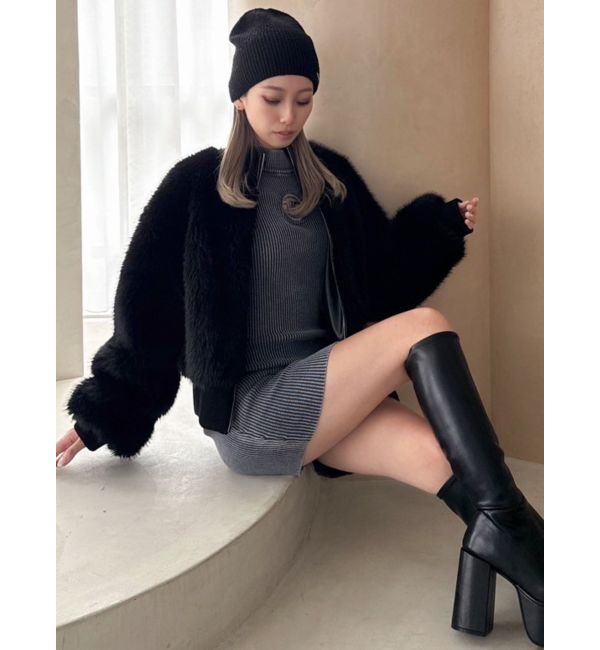 GYDA「RIBエコファーショートコート」|その他|