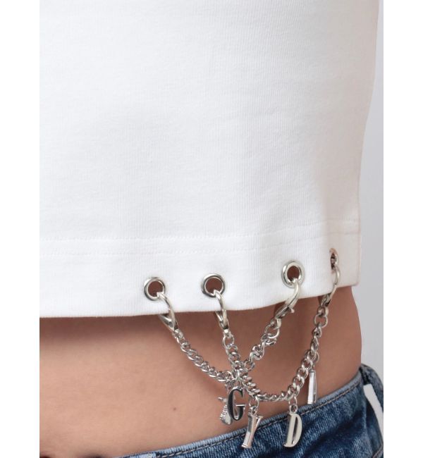 GYDA「GYDA chaincharm トップス」|Tシャツ・カットソー|