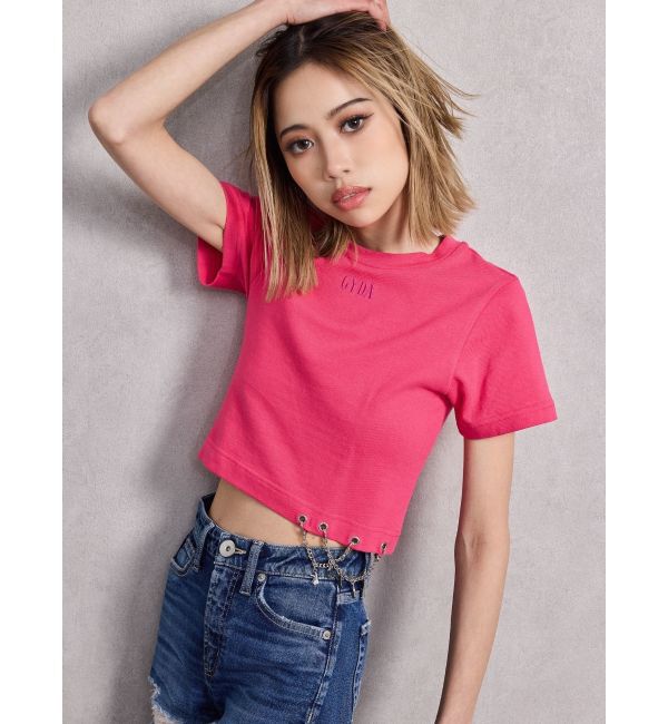 GYDA「GYDA chaincharm トップス」|Tシャツ・カットソー|