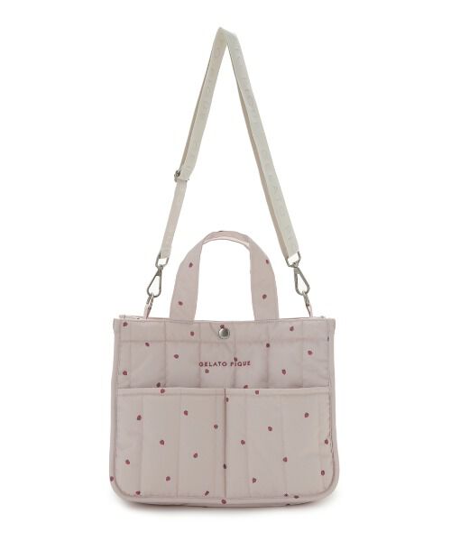  GELATO PIQUE CAT&DOG「【CAT&DOG】【販路限定商品】ストロベリーキルティングお散歩バッグＭ」|その他|