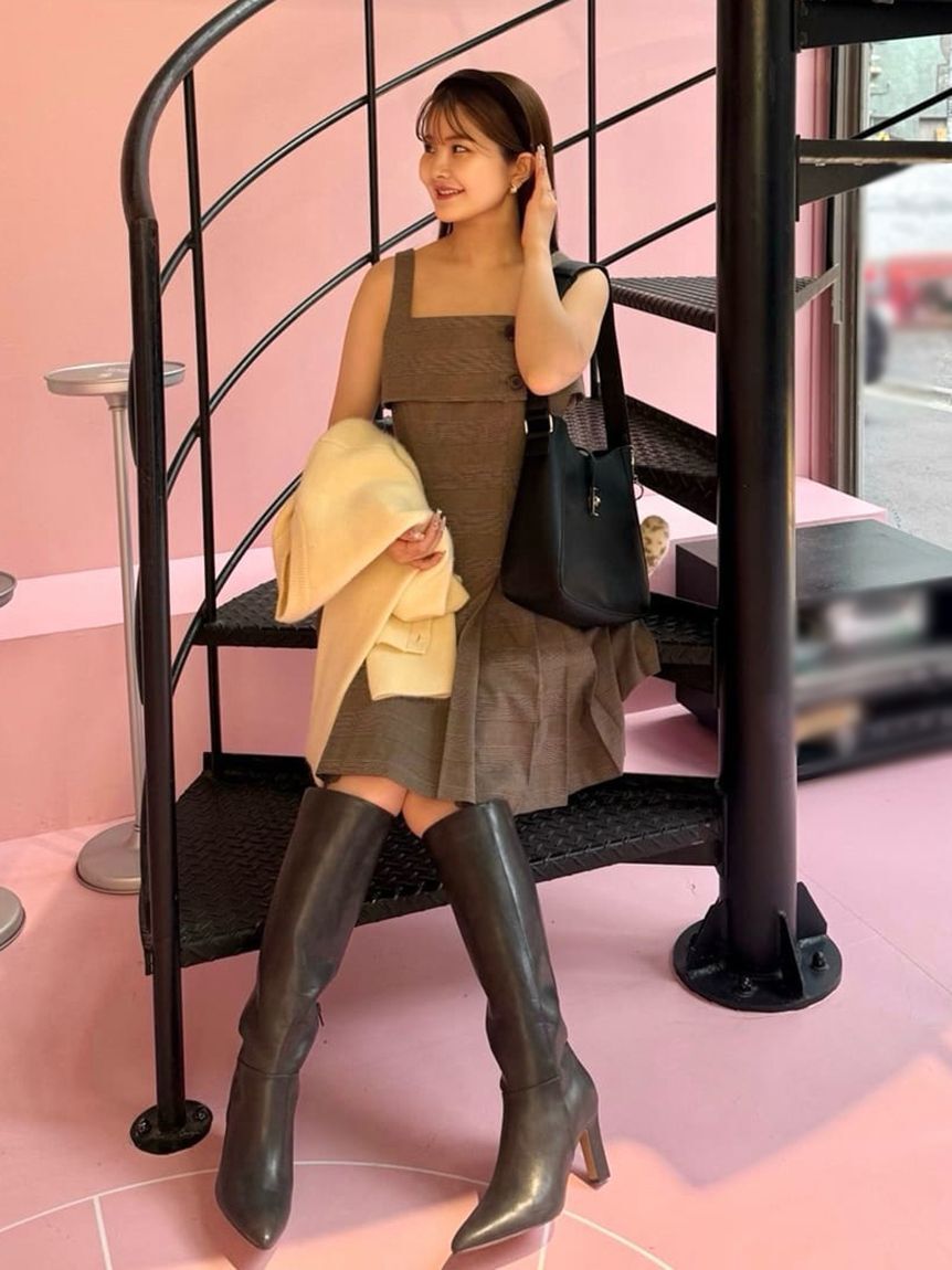 SNIDEL「プリーツミニジャンスカ」|ワンピース|