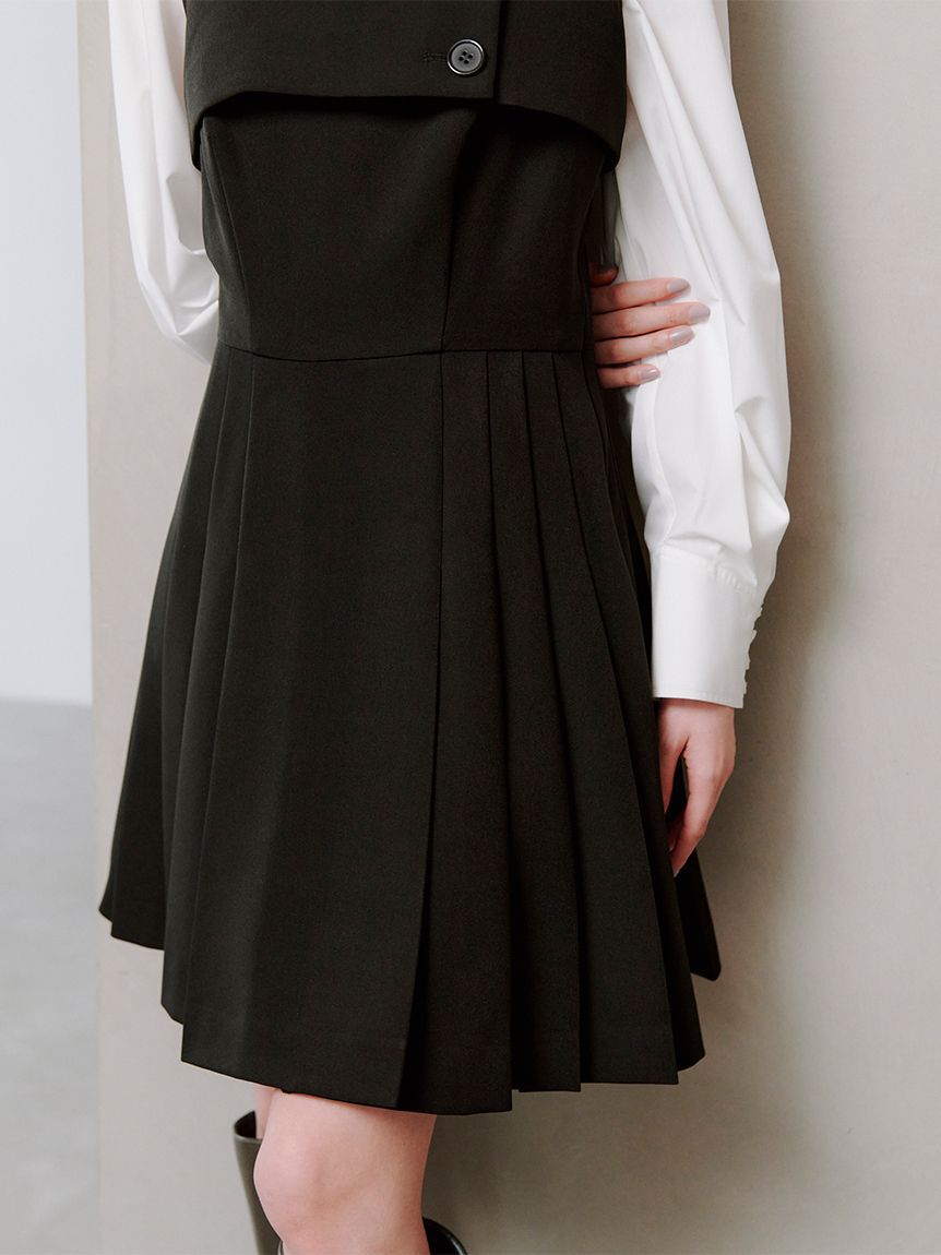 SNIDEL「プリーツミニジャンスカ」|ワンピース|