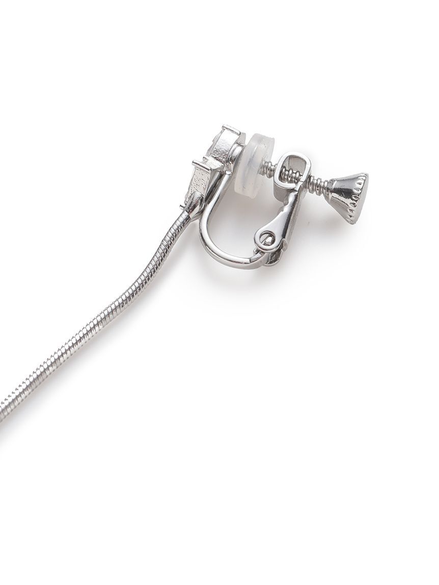 SNIDEL「ロングチェーンイヤリング」|イヤリング|