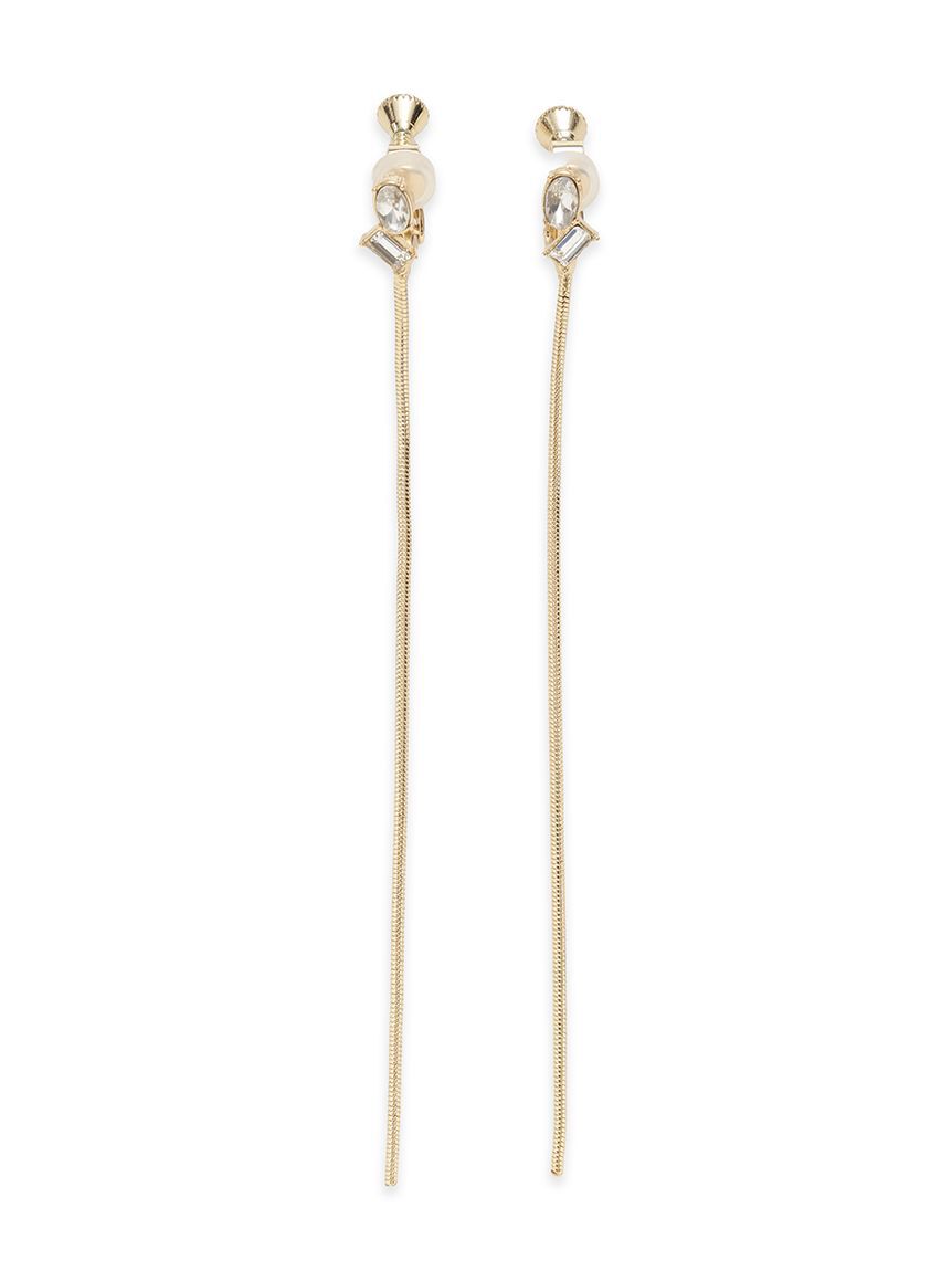 SNIDEL「ロングチェーンイヤリング」|イヤリング|