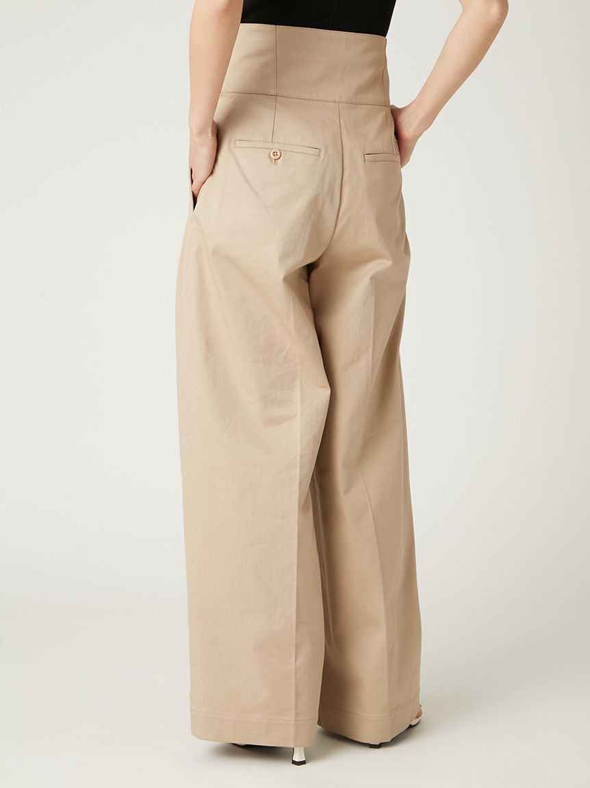 FRAY I.D「【FRAY I.D｜Dickies】ツータックワイドツイルパンツ」|チノ|