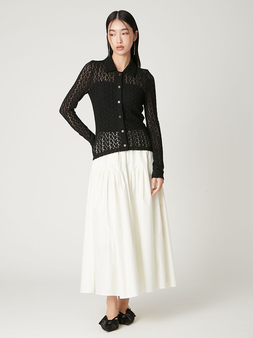 FRAY I.D「イレギュラータックフレアスカート」|スカート|