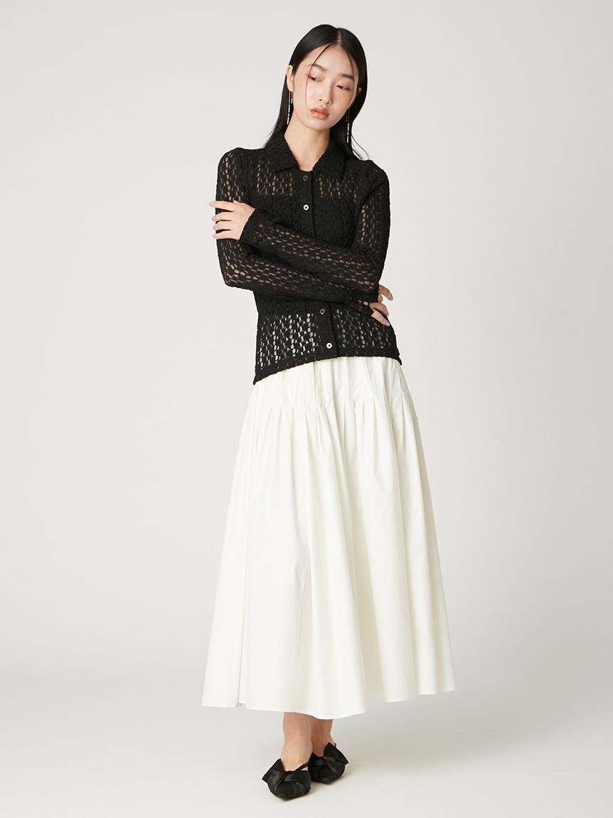 FRAY I.D「イレギュラータックフレアスカート」|スカート|