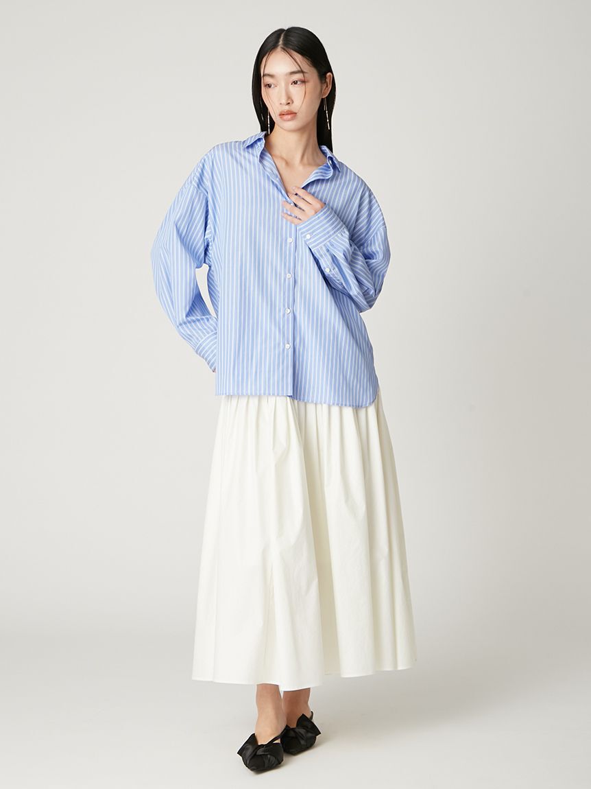 FRAY I.D「イレギュラータックフレアスカート」|スカート|