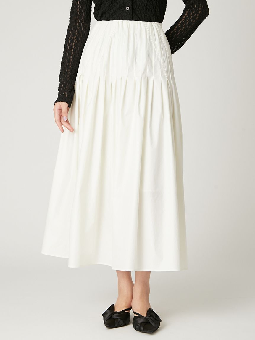 FRAY I.D「イレギュラータックフレアスカート」|スカート|