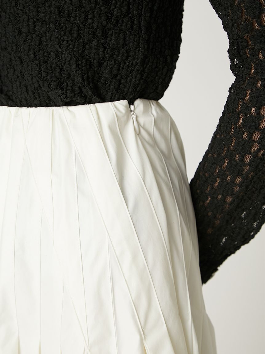 FRAY I.D「イレギュラータックフレアスカート」|スカート|