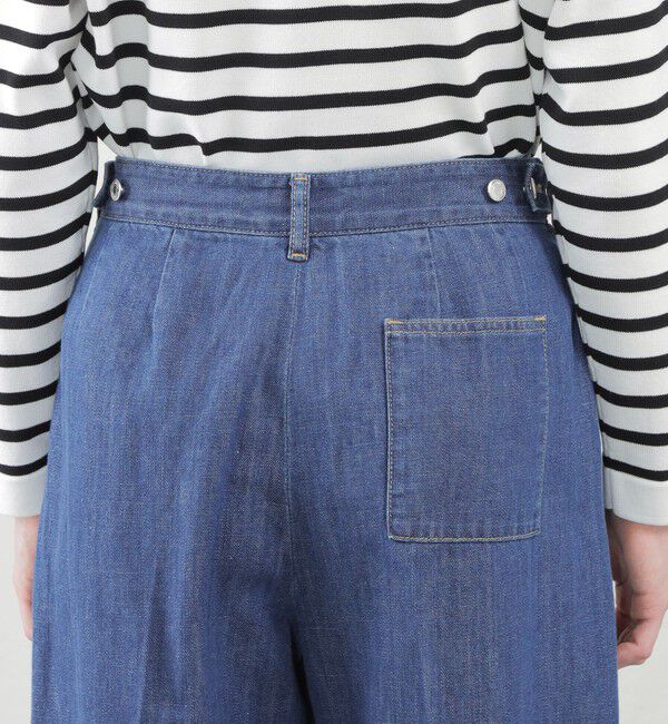 MACKINTOSH PHILOSOPHY「コットンリネンデニムワイドパンツ」|デニム|