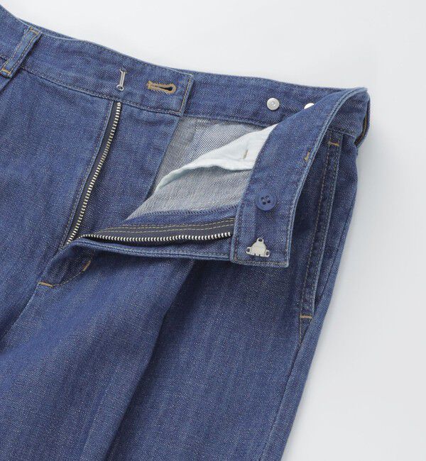 MACKINTOSH PHILOSOPHY「コットンリネンデニムワイドパンツ」|デニム|