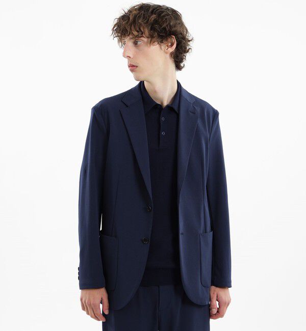 MACKINTOSH PHILOSOPHY「ドライフラットストレッチシリーズ イージージャケット」|テーラードジャケット|ネイビー