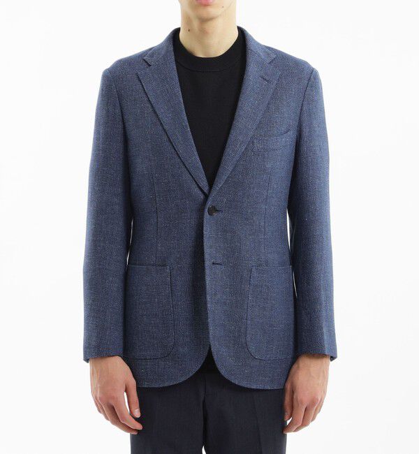 MACKINTOSH PHILOSOPHY「【WEB＆一部店舗限定】T.G. di Fabio ウール麻ホップサック 2PATCH JACKET」|テーラードジャケット|