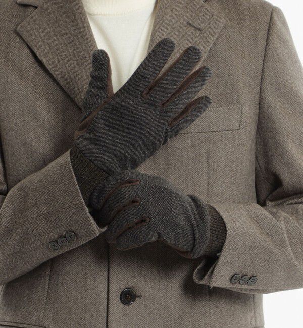 MACKINTOSH PHILOSOPHY「ムリネツイルジャージー コンビニットグローブ」|手袋|