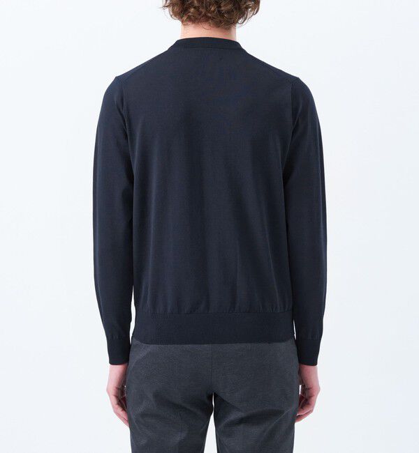 MACKINTOSH PHILOSOPHY「TEXBRIDプレーティング セミモックネックプルオーバーニット」|ニット・セーター|