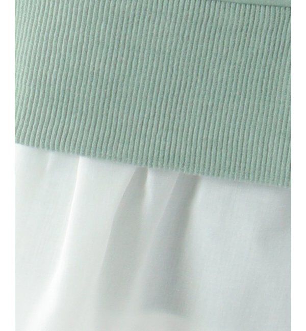 ikka kids「異素材レイヤード前後差パーカー（120~160cm）」|Tシャツ・カットソー|