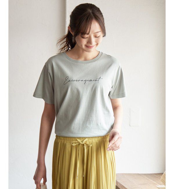 ikka「ロゴフォトプリントＴ」|Tシャツ・カットソー|