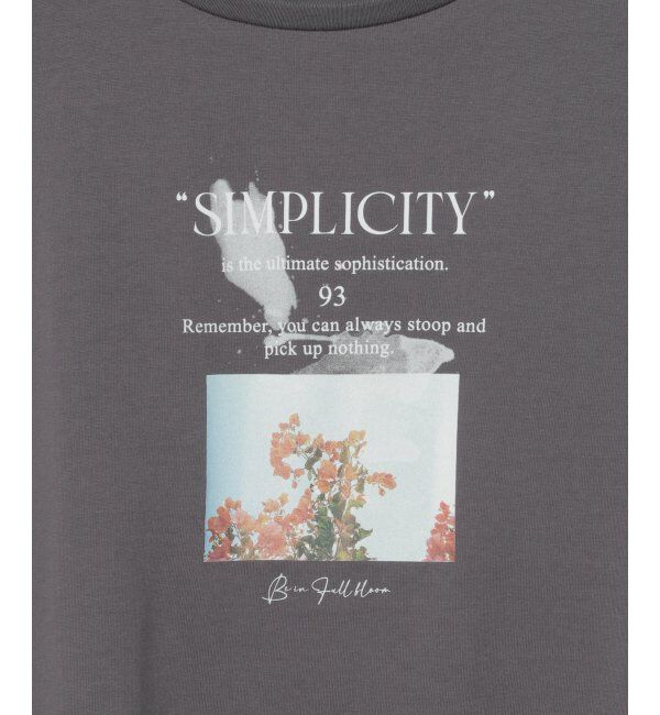 ikka「ロゴフォトプリントＴ」|Tシャツ・カットソー|