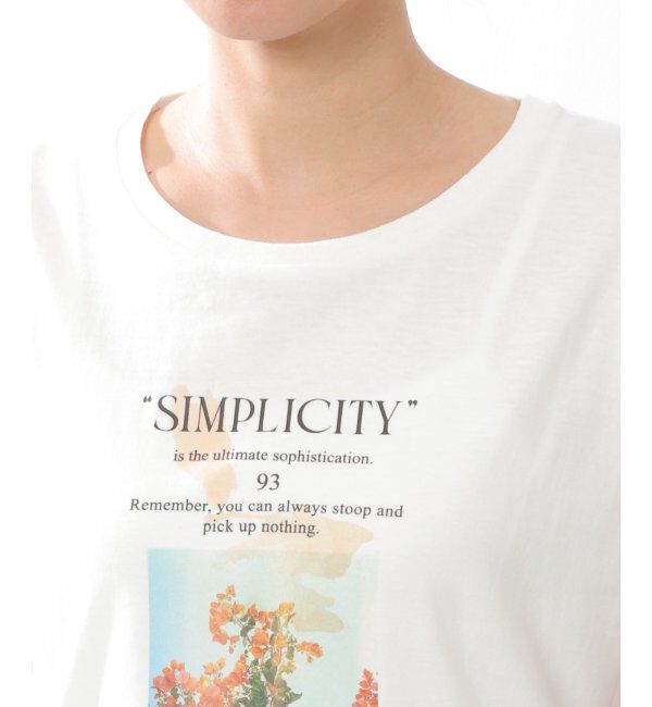 ikka「ロゴフォトプリントＴ」|Tシャツ・カットソー|