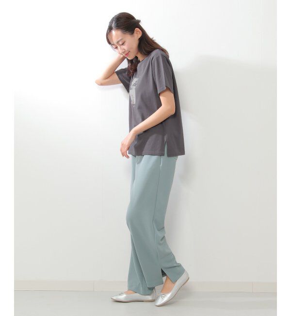 ikka「ロゴフォトプリントＴ」|Tシャツ・カットソー|